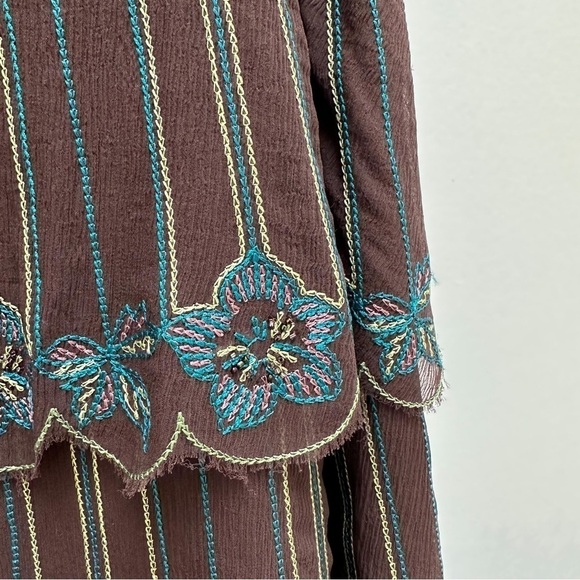 Karen Millen Silk Ruffled Midi Skirt - Picture 7 of 8